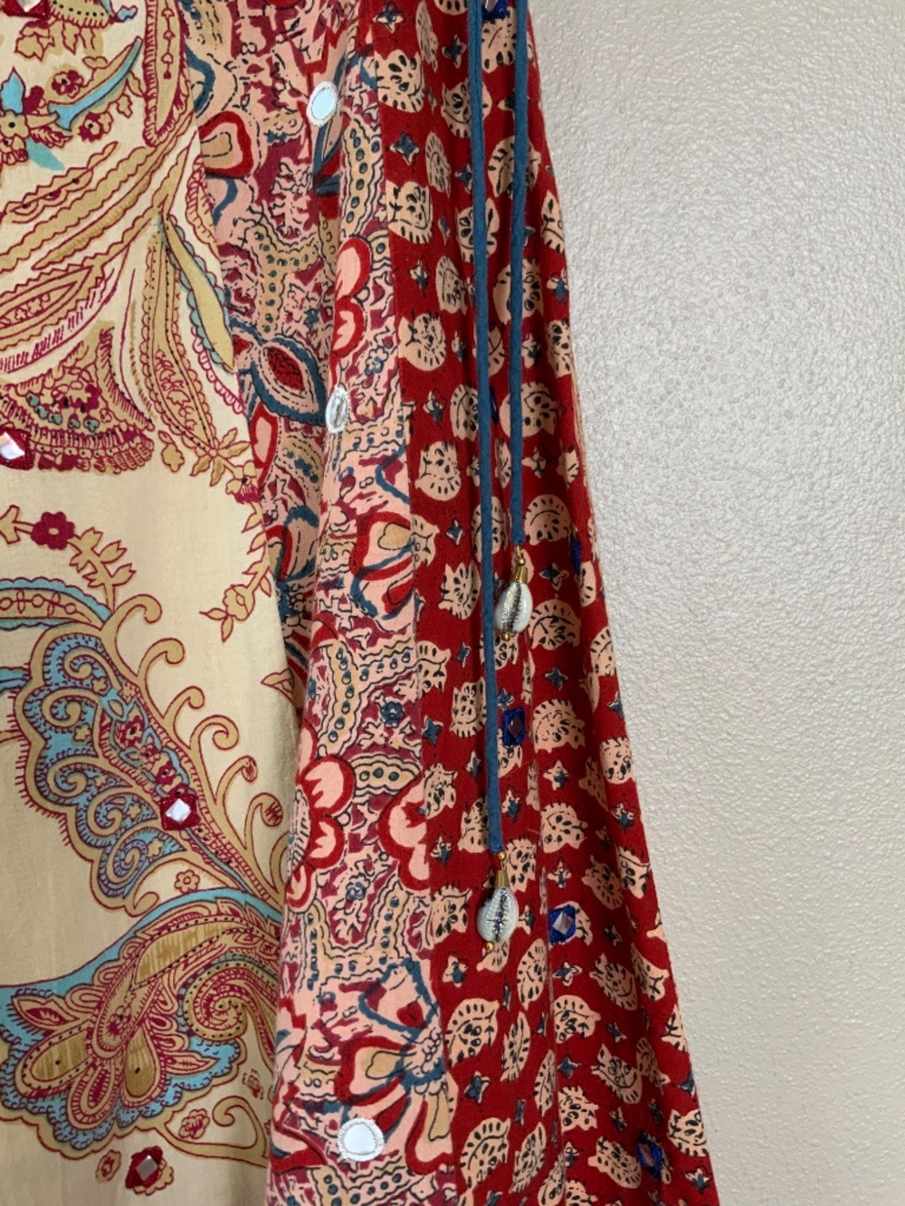 Charlotte Russe Vintage 2000's Paisley Bohemian Midi Skirt - Picture 6 of 16